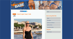 Desktop Screenshot of dailybikinibabe.com